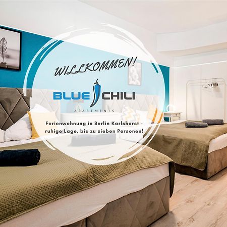 Blue Chili 31 - Stadtwohnung Fuer 7 - Modern Zentral Karlshorst Wlan Berlín Exterior foto
