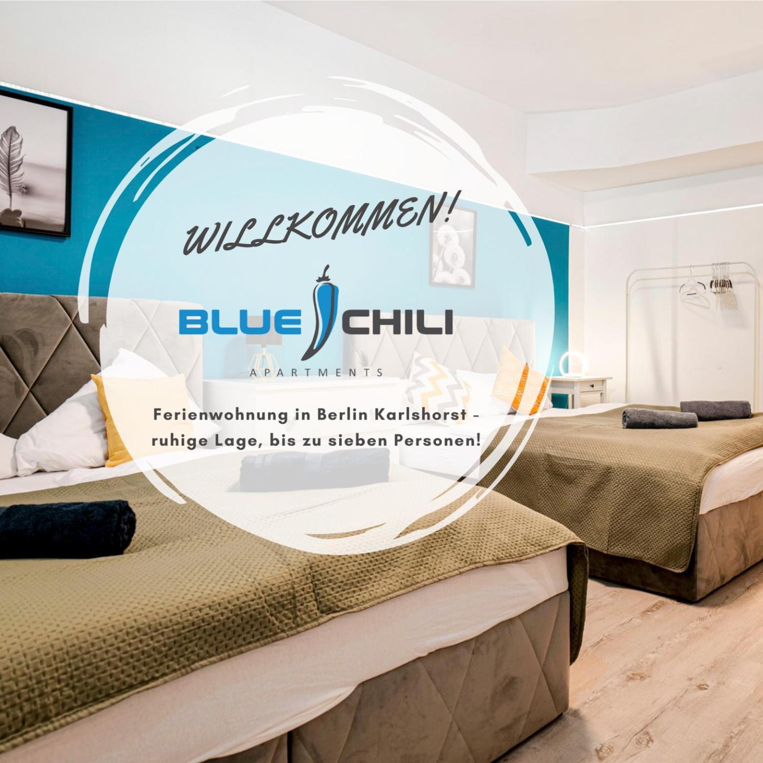 Blue Chili 31 - Stadtwohnung Fuer 7 - Modern Zentral Karlshorst Wlan Berlín Exterior foto